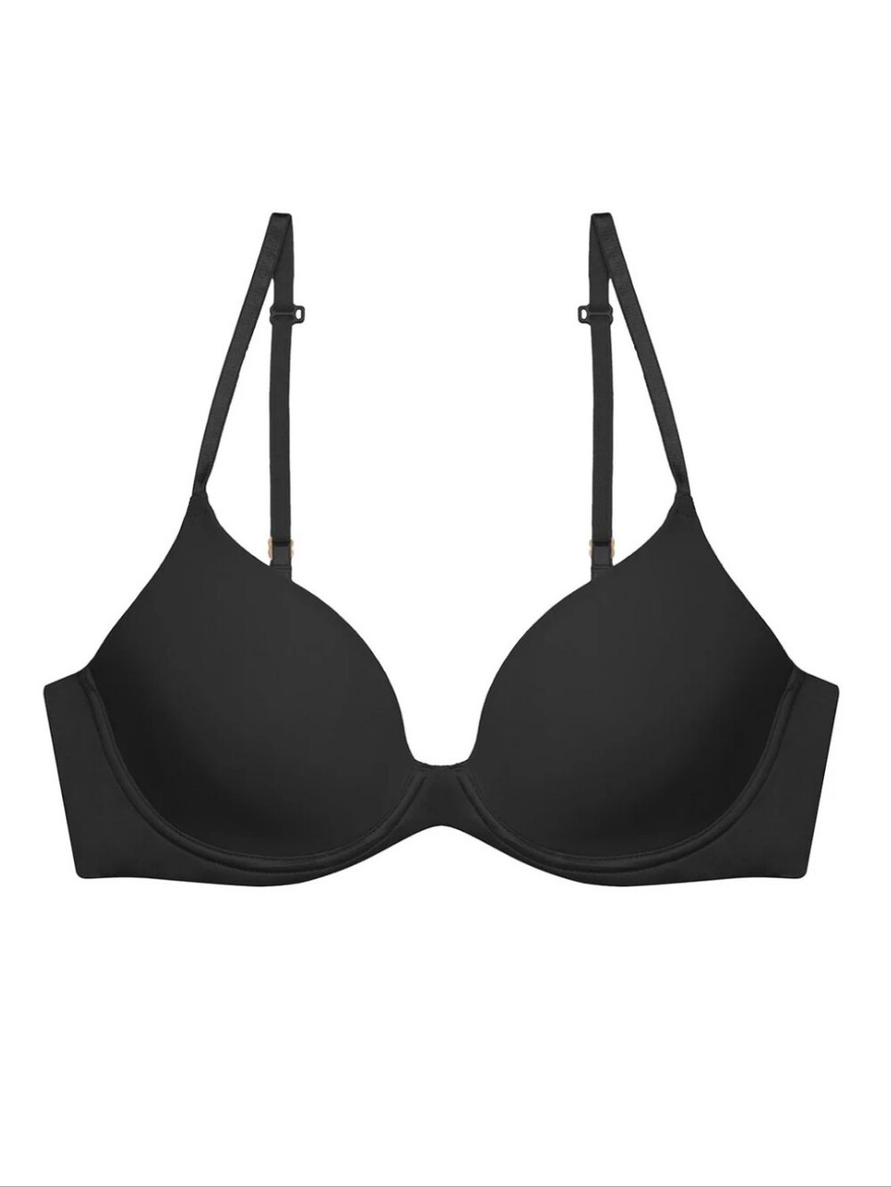 Soft Focus Convertible Demi T-Shirt Bra - Black 36C